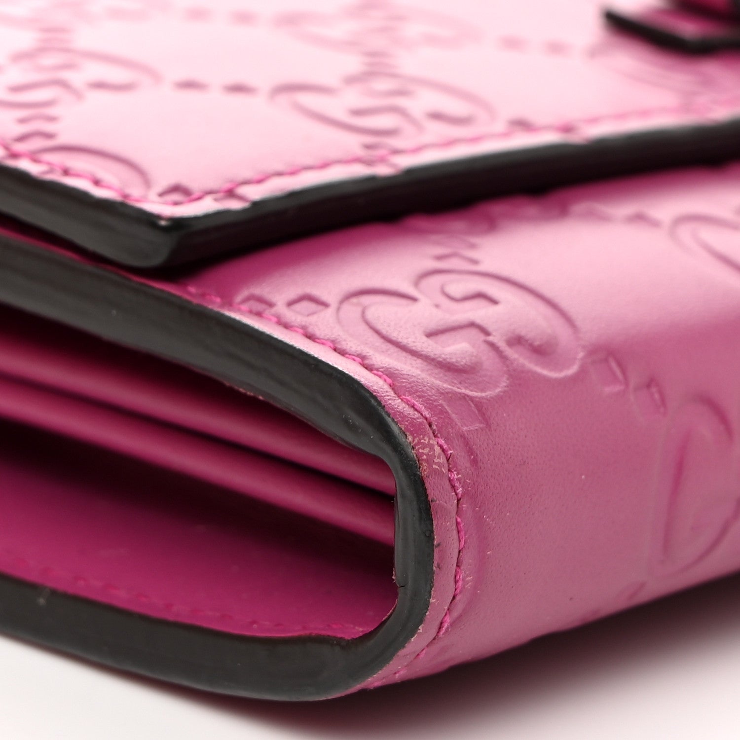 Gucci Guccissima Signature Bowy Continental Wallet Peonia Flower 8 of 10