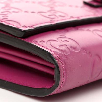 Gucci Guccissima Signature Bowy Continental Wallet Peonia Flower 8 of 10