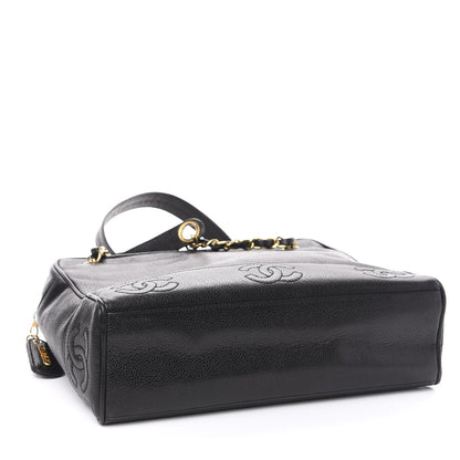 Chanel Caviar CC Shoulder Bag Black 4 of 10