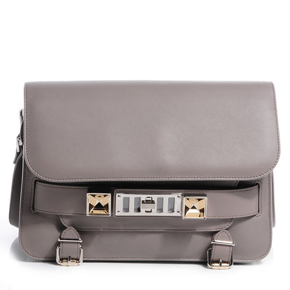 Proenza Schouler Smooth Leather PS11 Classic Shoulder Bag Mushroom 1 of 9