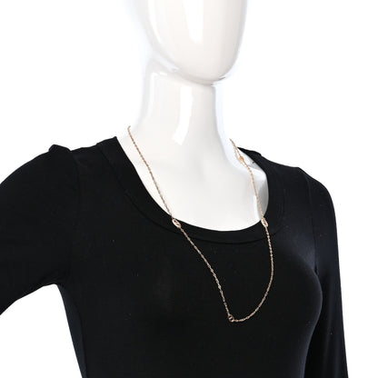 Hermes 18K Rose Gold Diamond Farandole Necklace 80 2 of 6