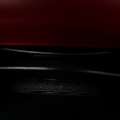 Saint Laurent Calfskin Mini Classic Monogram Cassandra Top Handle New Dark Bordeaux 5 of 10