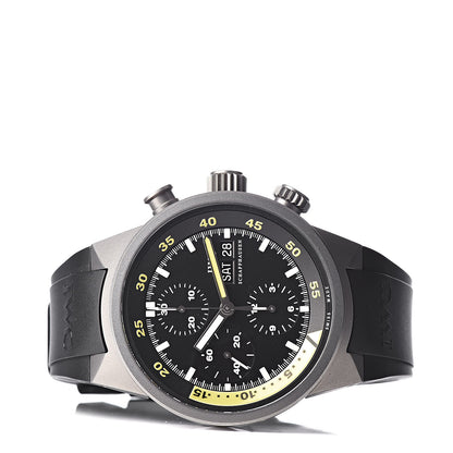 IWC Titanium Rubber 42mm Aquatimer Chronograph Automatic Watch Black IW371918 3 of 9