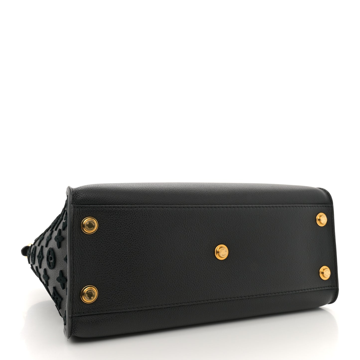 Calfskin Monogram Tufting On My Side Black