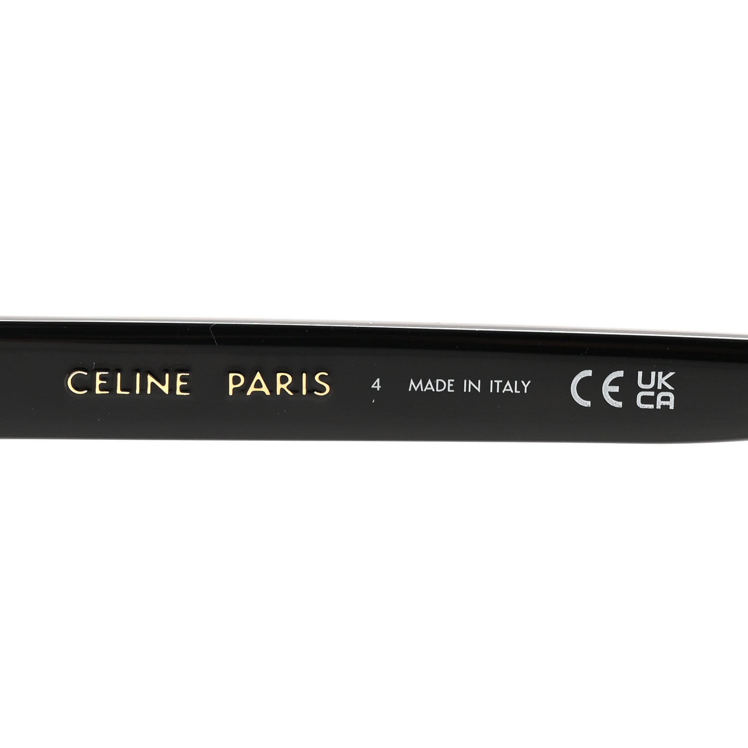 Celine Acetate Pilot Frame Sunglasses CL402981 Black 5 of 8