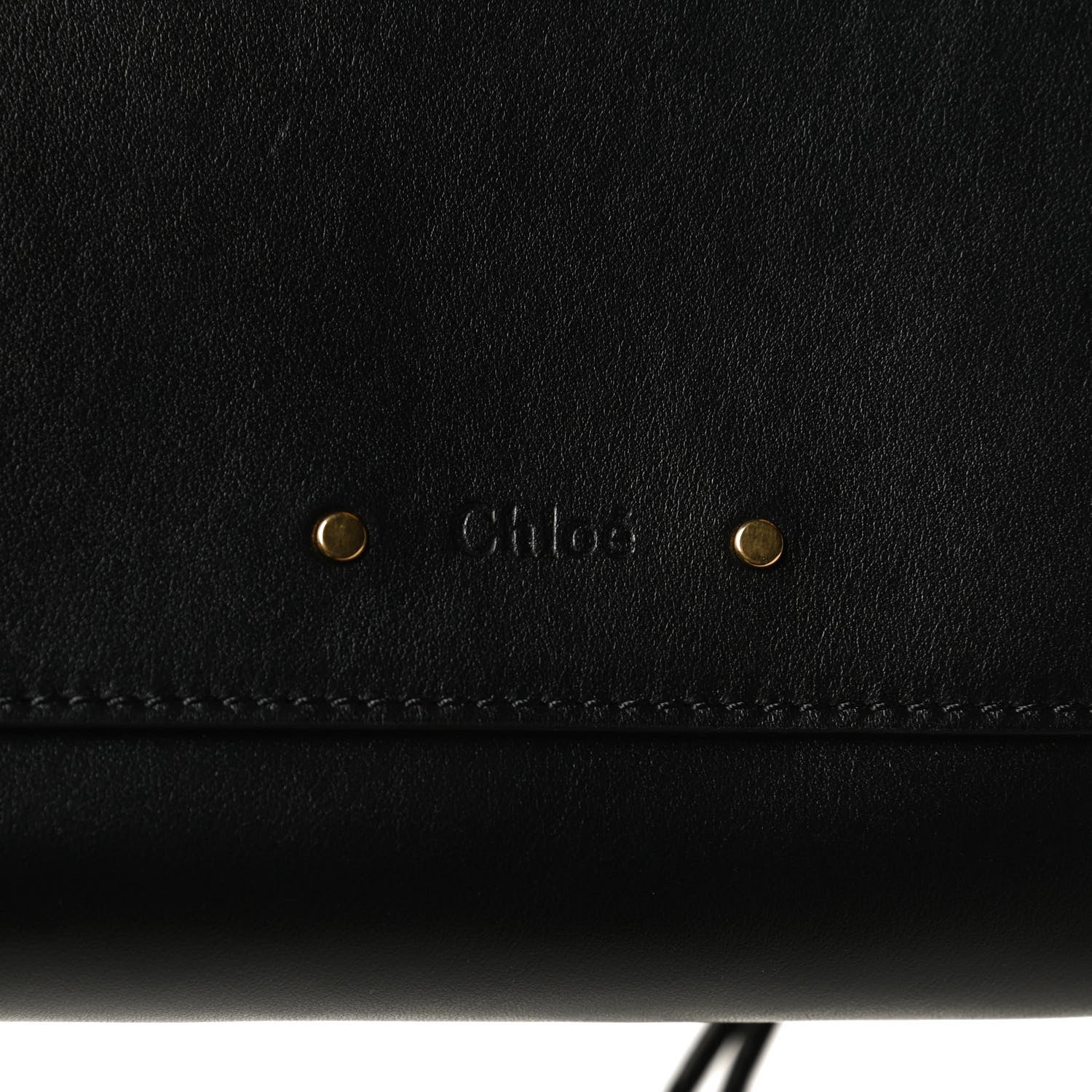 Chloe Shiny Calfskin Mini Annie Shoulder Bag Black 12 of 14