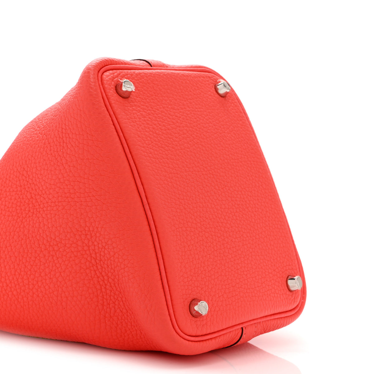 Hermes Taurillon Clemence Picotin Lock 18 PM  Rouge Pivoine 9 of 10