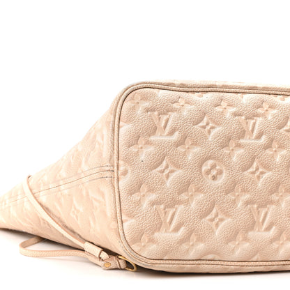 Louis Vuitton Empreinte Monogram Summer Stardust Neverfull MM Beige Clair 10 of 11