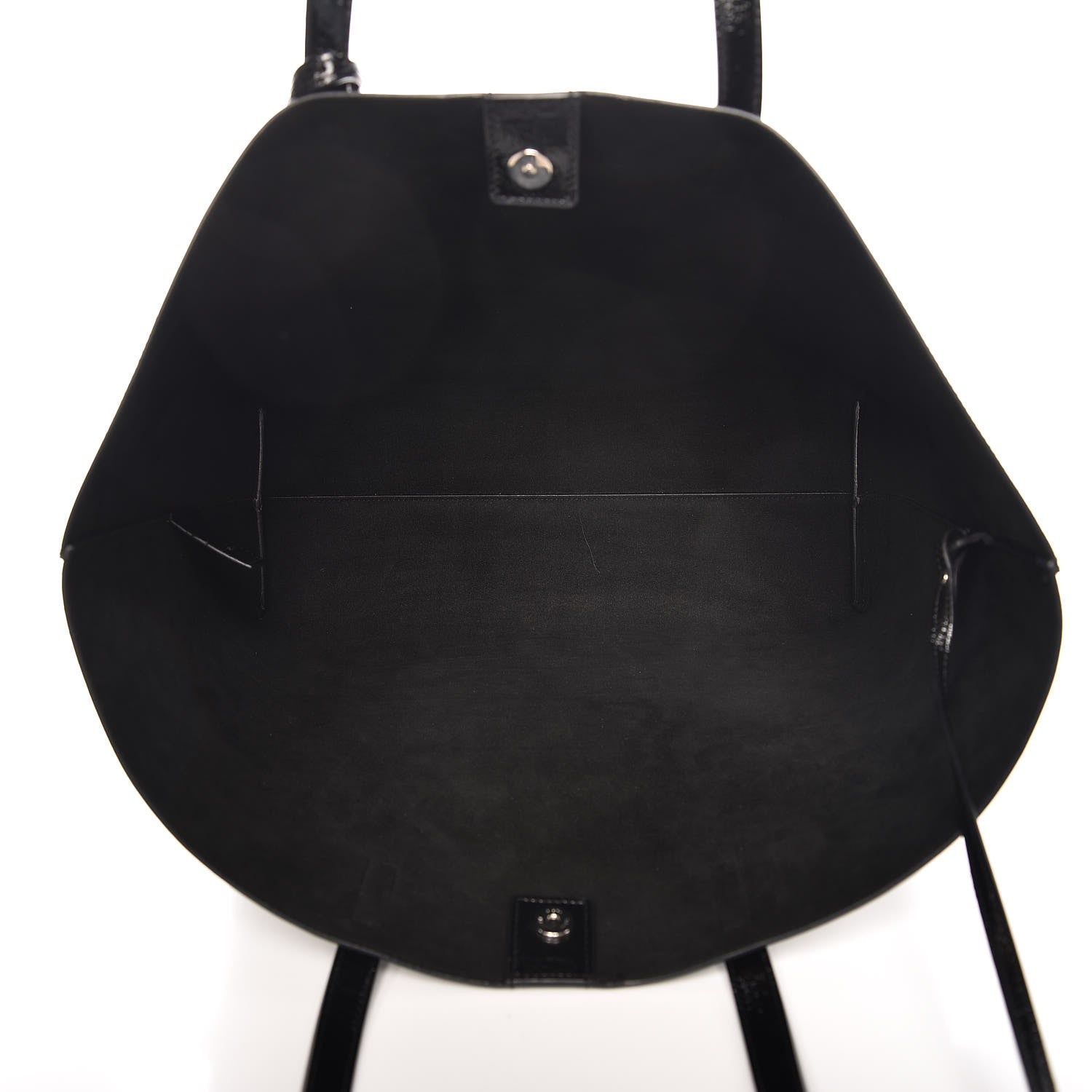 Saint Laurent Patent Calfskin Large Shopping Tote Black 4 of 10