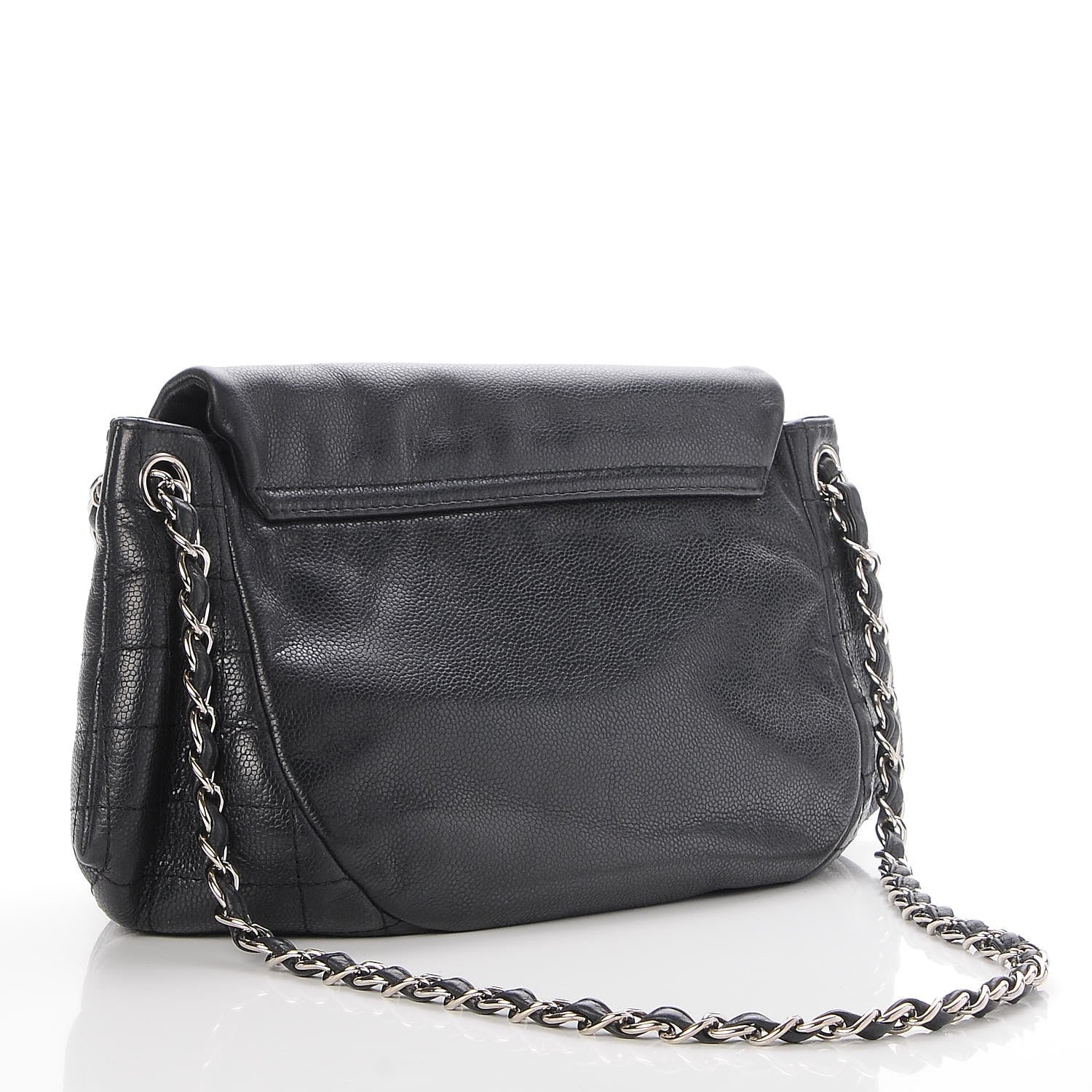 Chanel Caviar Half Moon Large Flap Black 4 of 8