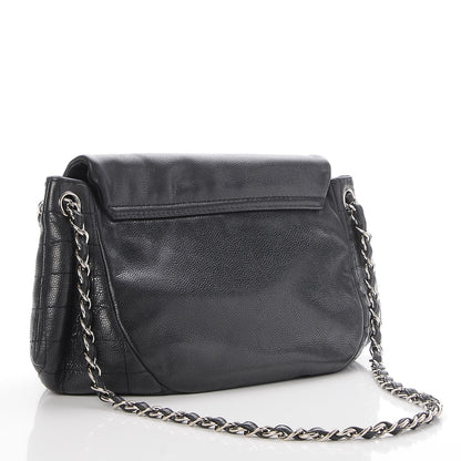 Chanel Caviar Half Moon Large Flap Black 4 of 8