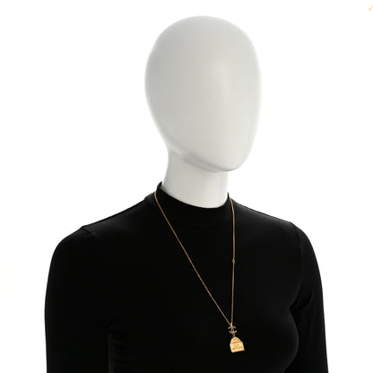 Chanel Metal CC Rue Cambon Necklace Gold 2 of 5