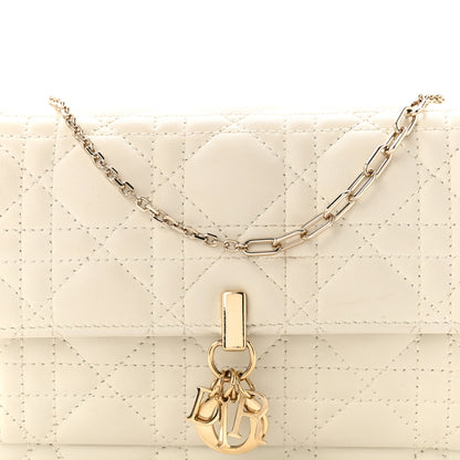 Christian Dior Lambskin Cannage Chain My Dior Daily Chain Pouch Latte 7 of 9