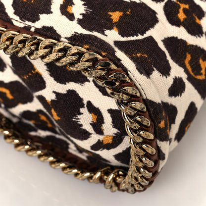 Stella McCartney Linen Leopard Small Falabella Tote 11 of 12