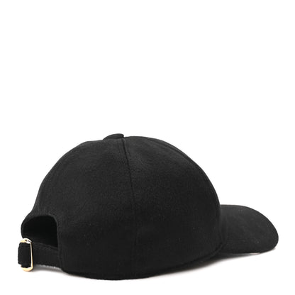 Chanel Cashmere CC Cap Hat Black 6 of 9