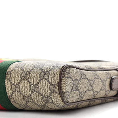 Gucci GG Supreme Monogram Web Small Ophidia Messenger Bag Brown 9 of 10