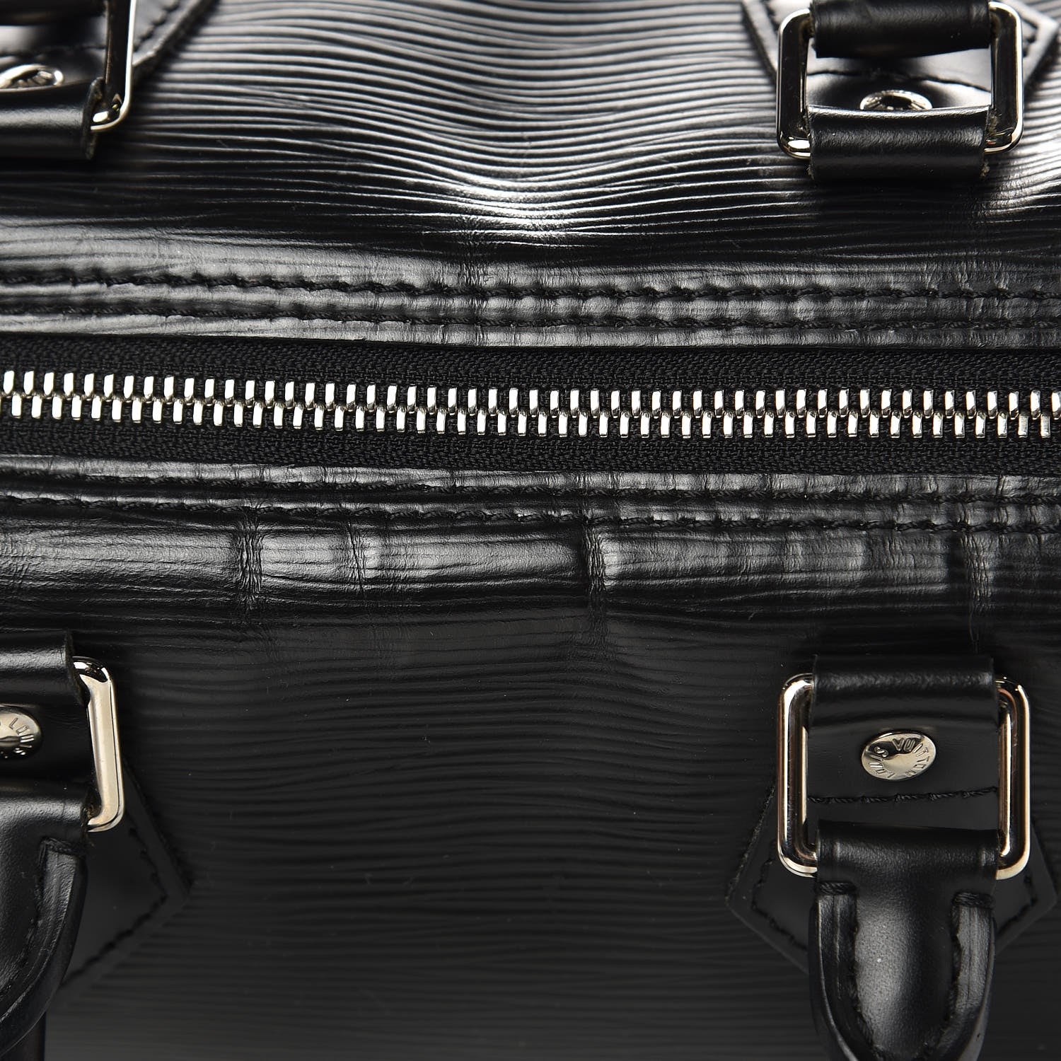 Louis Vuitton Epi Speedy 25 Black 7 of 11