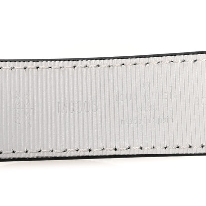 Louis Vuitton Epi 25mm LV Reversible Belt 85 34 Black White 5 of 6