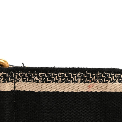 Christian Dior Canvas Embroidered Shoulder Strap Blue 7 of 7