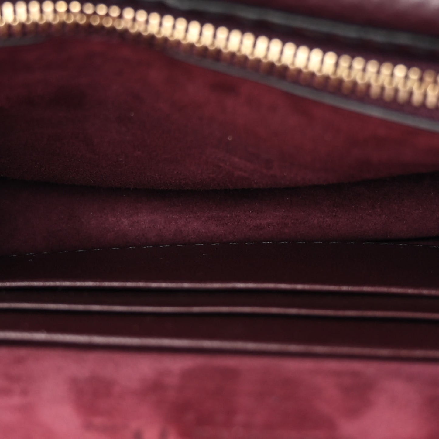 Grained Calfskin D-Bee Crossbody Burgundy