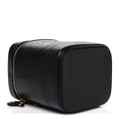 Chanel Caviar Vanity Cosmetic Case Black 4 of 8
