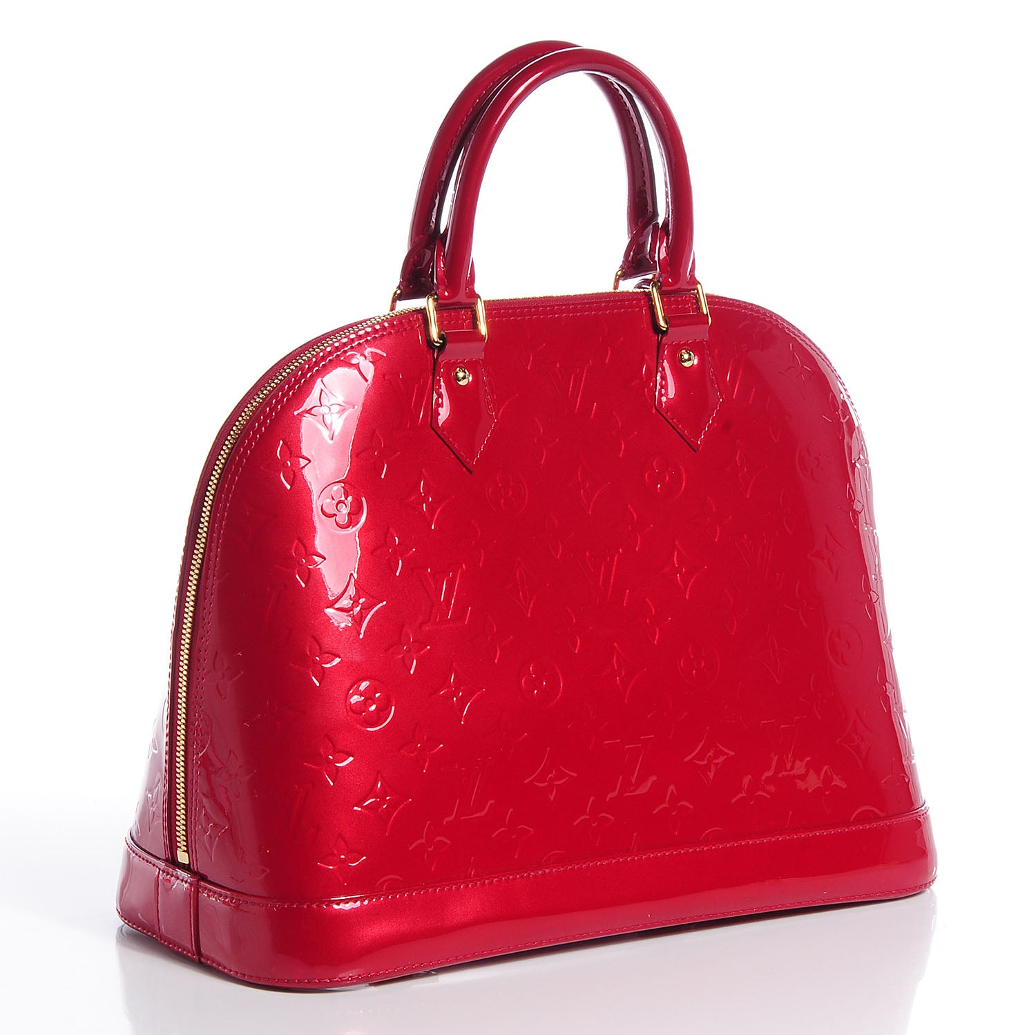 Louis Vuitton Vernis Alma MM Pomme D'Amour 3 of 7