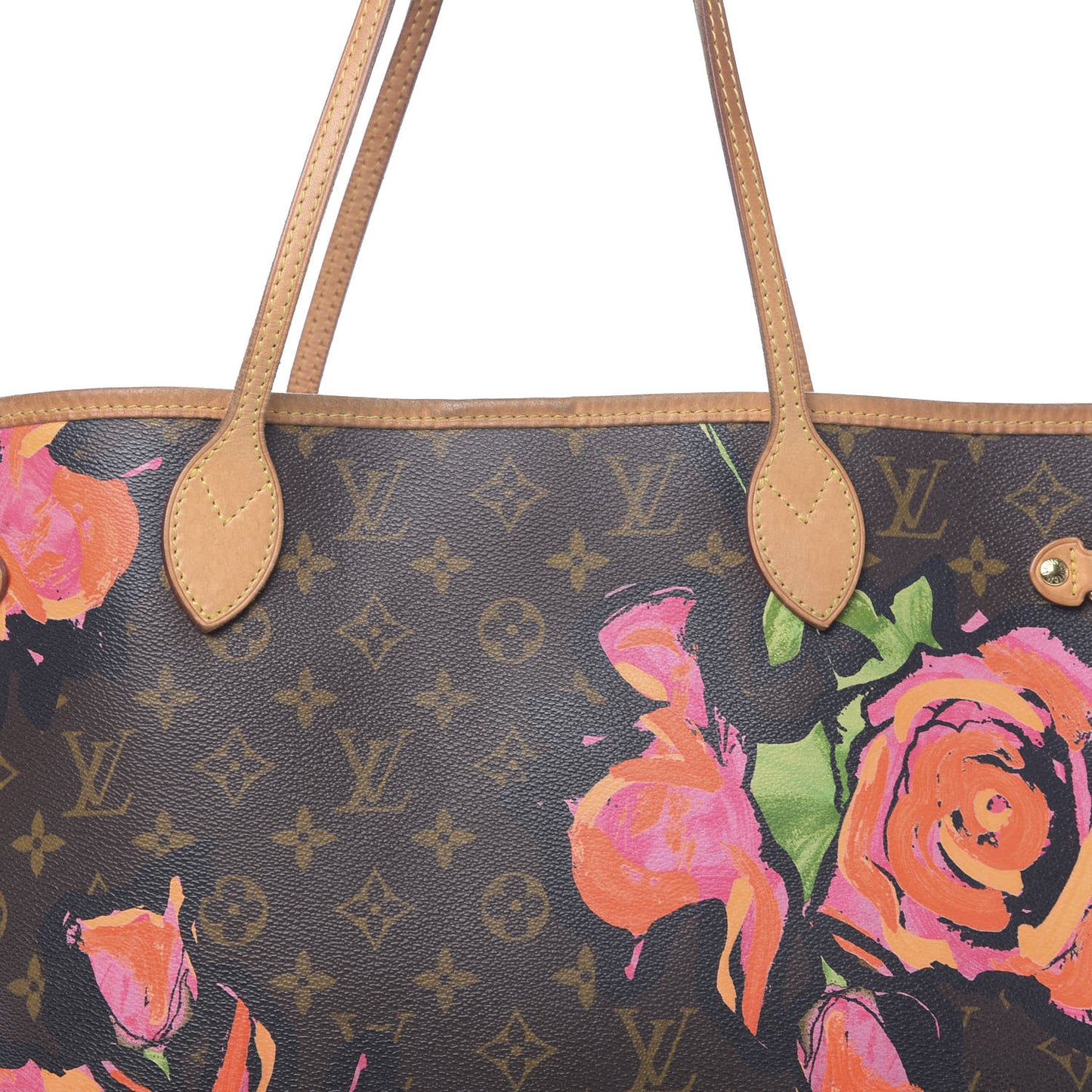 Monogram Roses Neverfull MM
