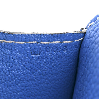 Hermes Taurillon Clemence Sac Roulis 23 Bleu Hydra 7 of 14