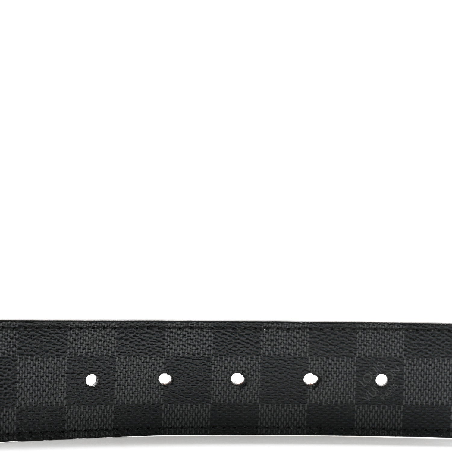 Louis Vuitton Damier Graphite 40mm LV Initiales Belt 85 34 3 of 9
