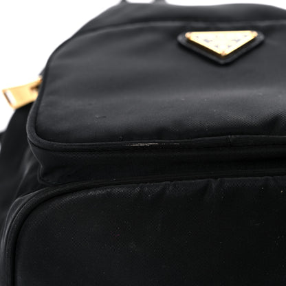 Prada Saffiano Tessuto Nylon Mini Bucket Crossbody Bag Black 17 of 17