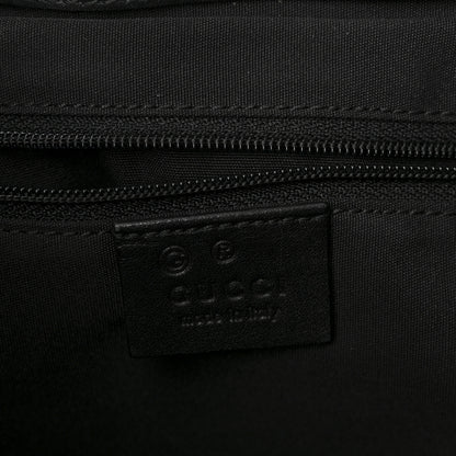 Gucci Monogram Drawstring Shoulder Bag Green 6 of 10
