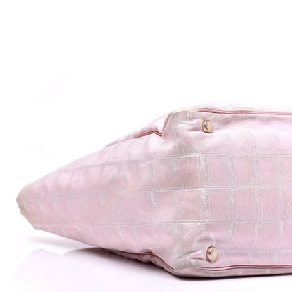 Chanel Nylon Travel Large Tote Pink 8 of 11