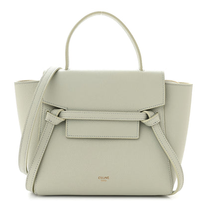 Celine Grained Calfskin Nano Belt Bag Jade 1 of 10