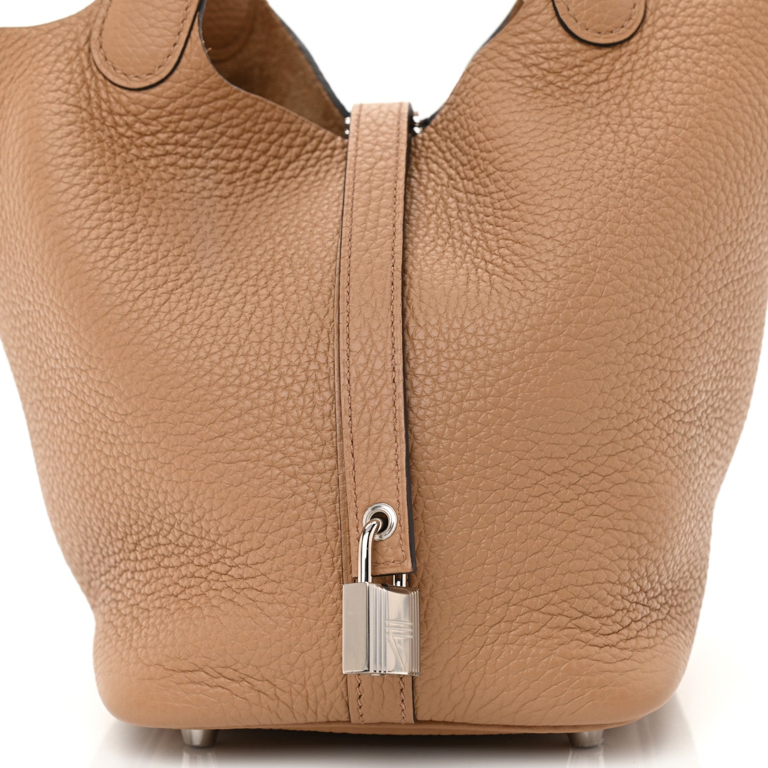 Hermes Taurillon Clemence Picotin Lock 18 PM Chai 8 of 11