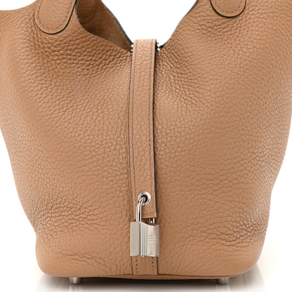 Hermes Taurillon Clemence Picotin Lock 18 PM Chai 8 of 11