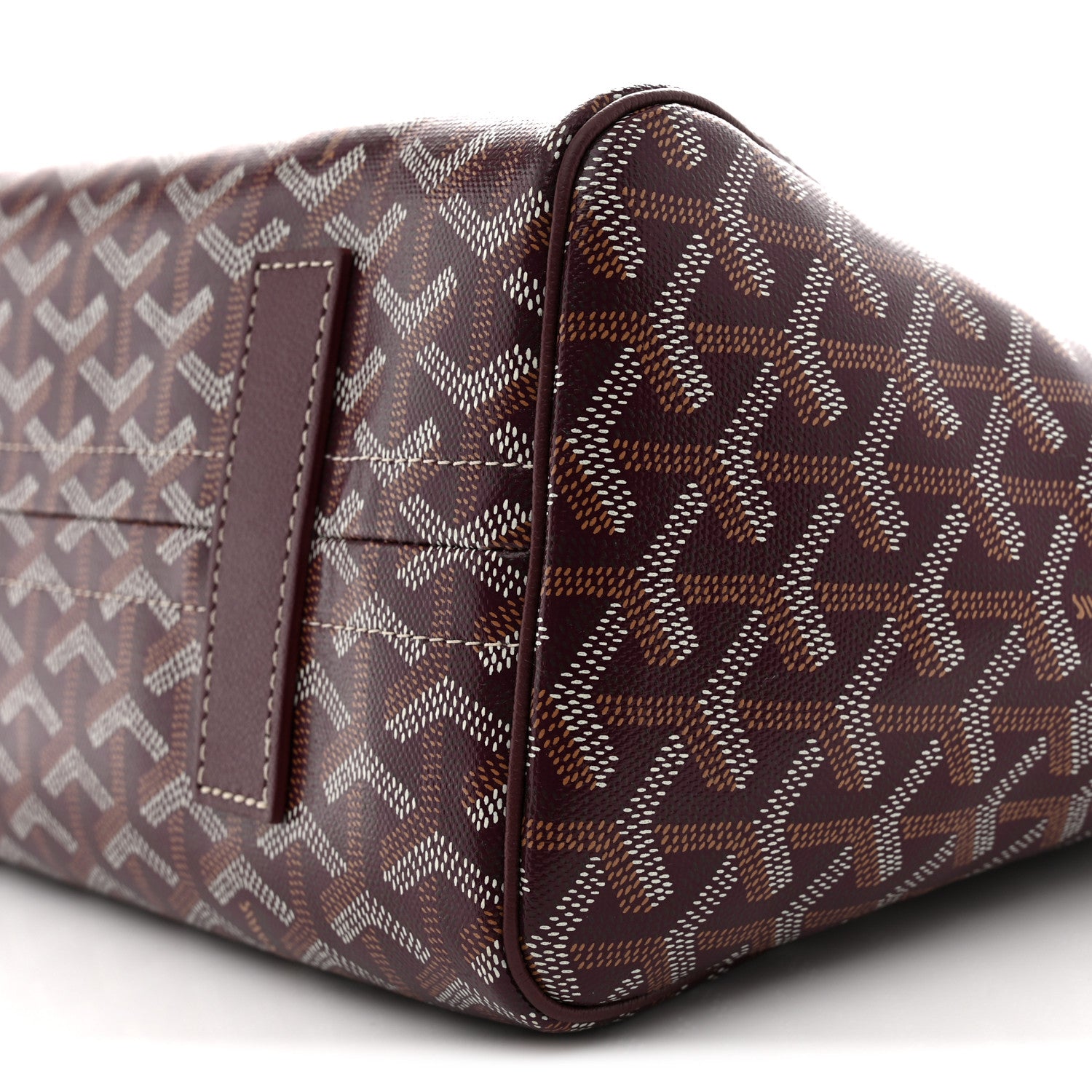 Goyard Goyardine Rouette PM Burgundy 9 of 9