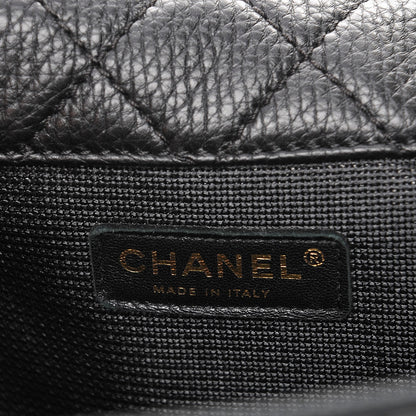 Chanel Calfskin Quilted XXL Travel Flap Bag Black 6 of 7