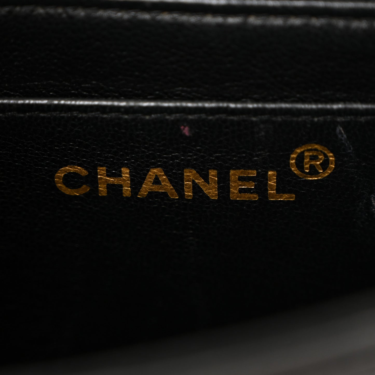 Patent Vertical Quilted Medium Single Flap Black