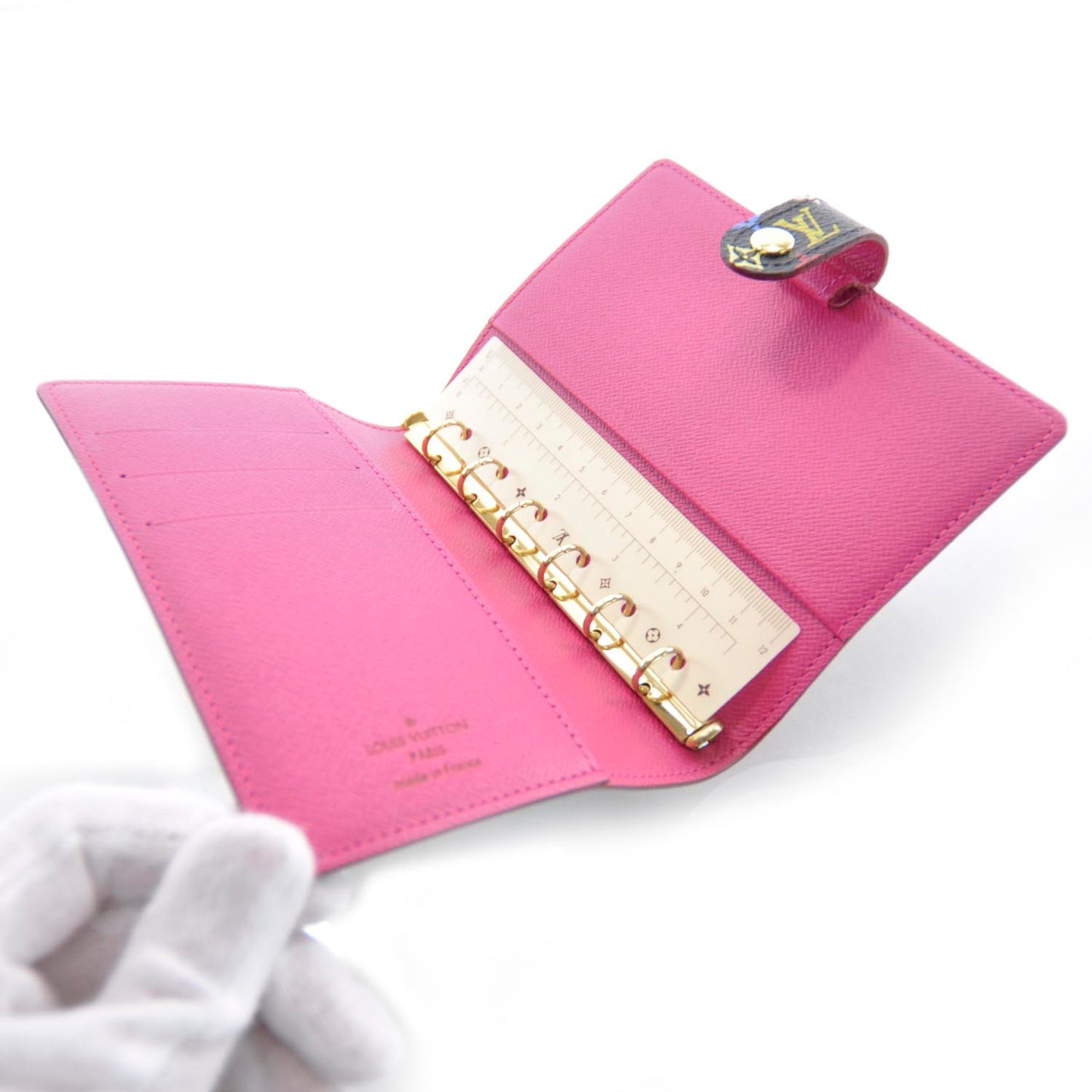 Monogram Multicolor Small Ring Agenda Black