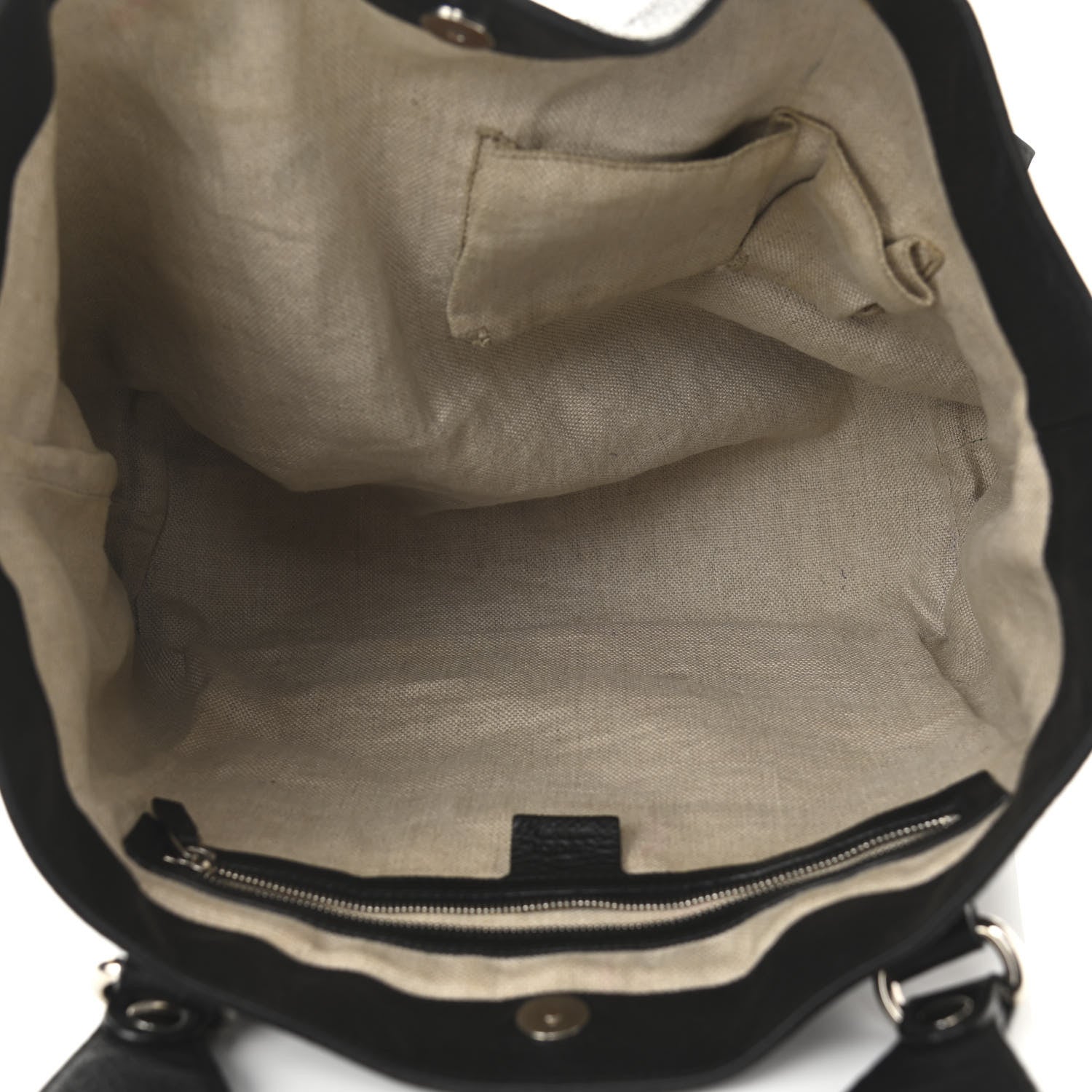 Gucci Calfskin Medium Icon Bit Tote Black 5 of 14
