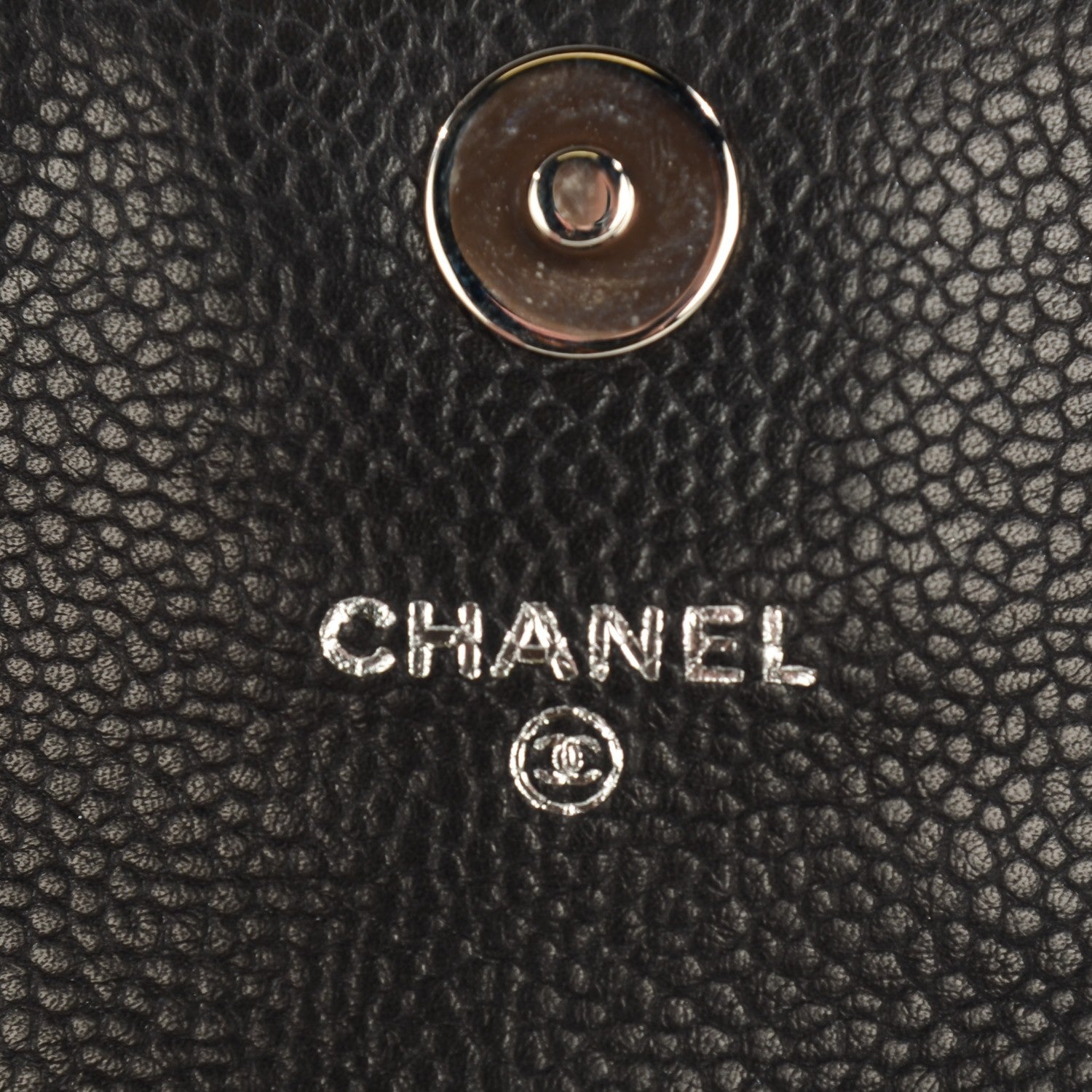 Chanel Caviar Half Moon Wallet On Chain WOC Black 6 of 9