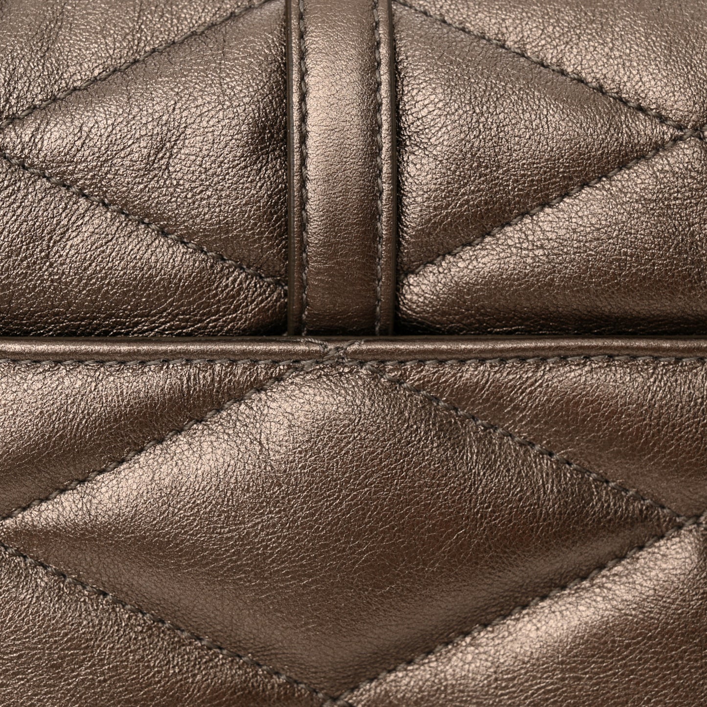 Lambskin Quilted Le 57 Diamond Shoulder Bag Piombo