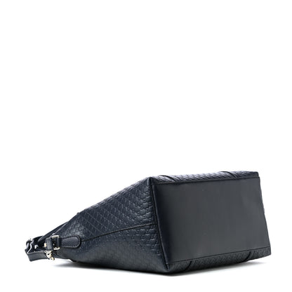 Gucci Soft Microguccissima Dome Satchel Navy 3 of 4