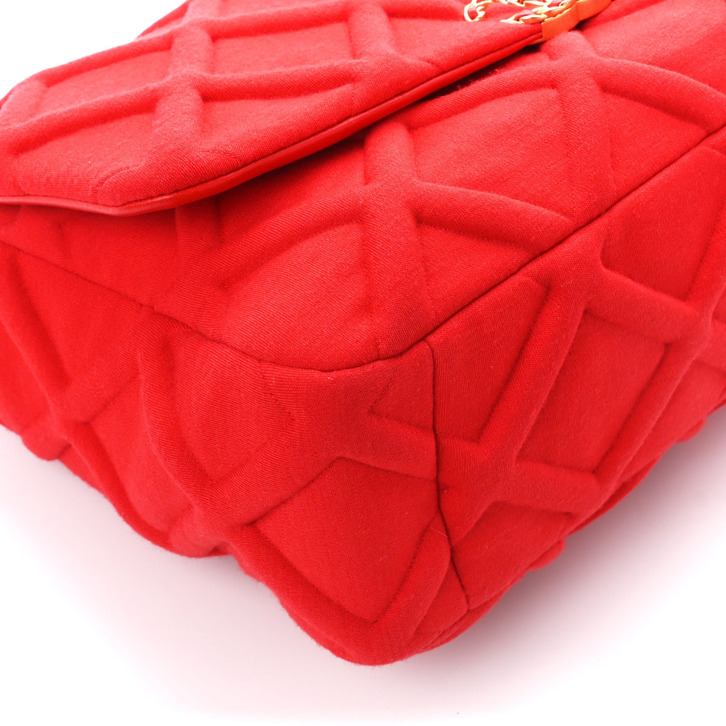 Jersey Lambskin Quilted Maxi Chanel 19 Flap Red