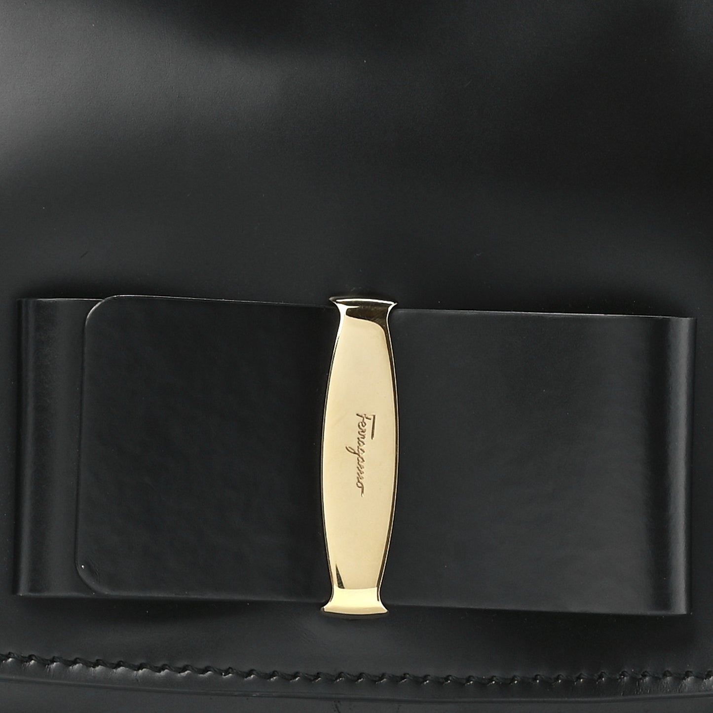 Smooth Calfskin Anna Shoulder Bag Black