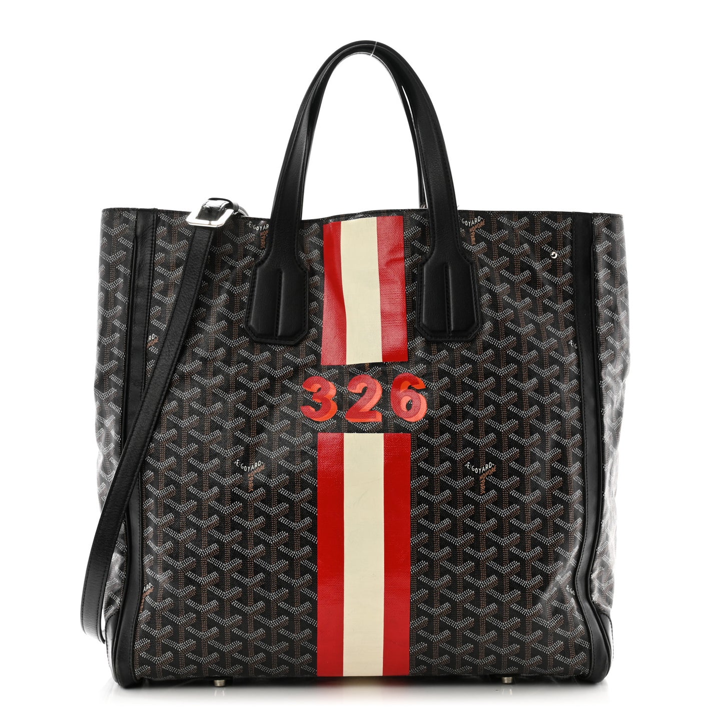 Goyardine Voltaire Tote Black