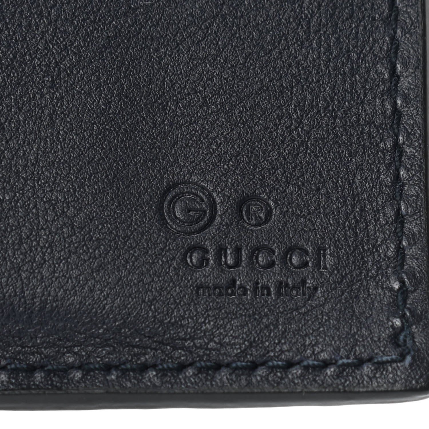 Gucci Microguccissima Bi-Fold Wallet Navy 6 of 9