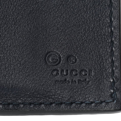 Gucci Microguccissima Bi-Fold Wallet Navy 6 of 9