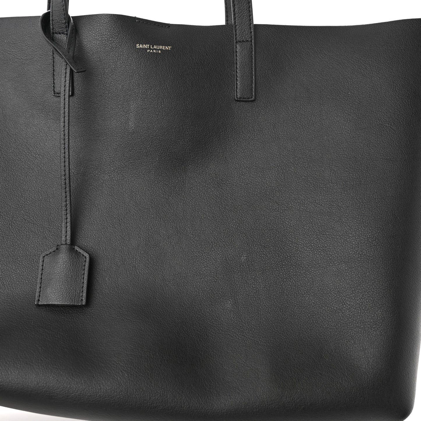 Calfskin Large Shopping Tote Black