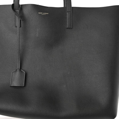 Saint Laurent Calfskin Large Shopping Tote Black 15 of 16